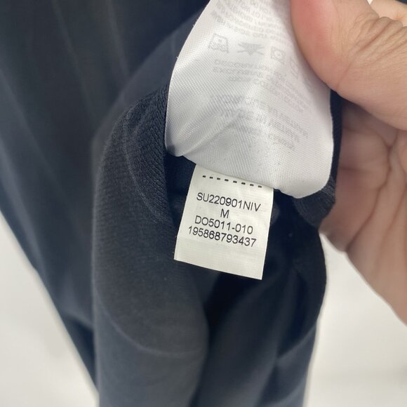 Nike Size M Air Jordan Heritage Pinstriped Maxi Dress Black DO5011-010 Loose Fit - Picture 9 of 12